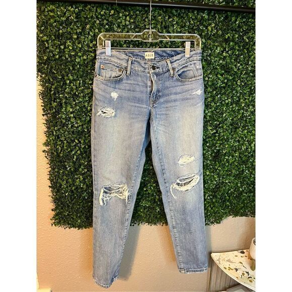 Able Denim - Able The Slouch Distressed Denim Jeans Size 24
